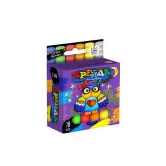 Гр Крейда для малювання MEL-02-04U 18 шт. УКР. "Danko Toys"