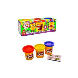 Гр Тісто для ліплення "Master Do" TMDB-01-04U УКР. "Danko Toys", 3 банки*50 г