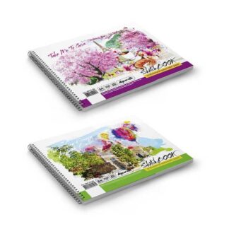 Гр Скетчбук "Акварельний" СБА-А4-20 / АП-0203 20арк А4 "Апельсин"