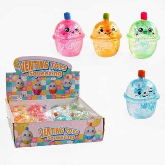 Гра антистрес C 68816 ЦІНА ЗА 12 ШТУК В БЛОЦІ, гелеве наповнення, блискітки, в коробці