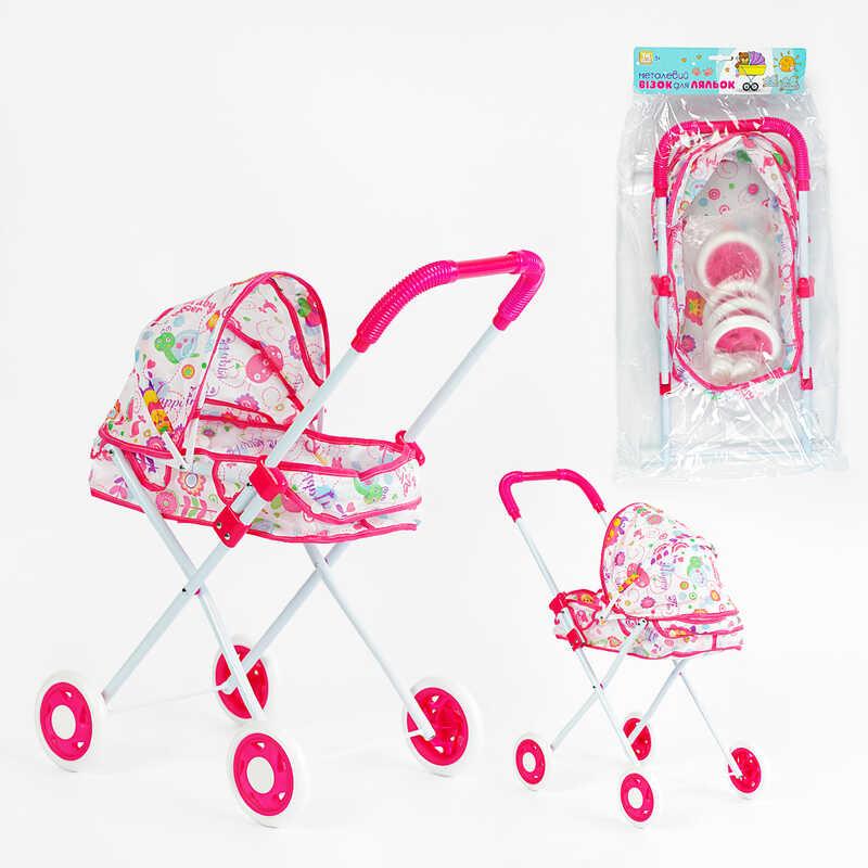 Візок для ляльок ТК 15-230 "TK Group", складна конструкція, пупс до 35 см, в пакеті