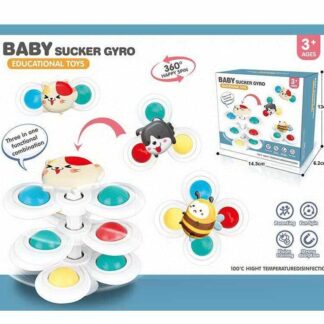 Брязкальце-спінер 168 JT-7 3 спінери, 3 присоски, декоративні елементи, в коробці