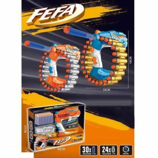 Пістолет AK 9278 A 2 кольори, механічний принцип роботи, стріляє м’якими патронами, розбірний маг...