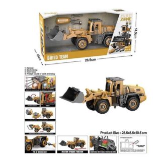 Спецтехніка YW 9102 E бульдозер, звуки, підсвічування, інерція, конструктор, викрутка, рухомі дет...