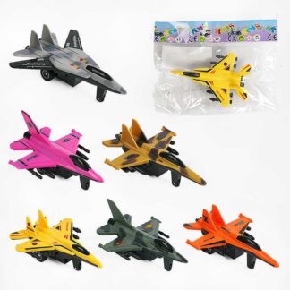 Літак 706-8 6 кольорів, інерція, у пакеті, ВИДАЄТЬСЯ ТІЛЬКИ МІКС ВИДІВ
