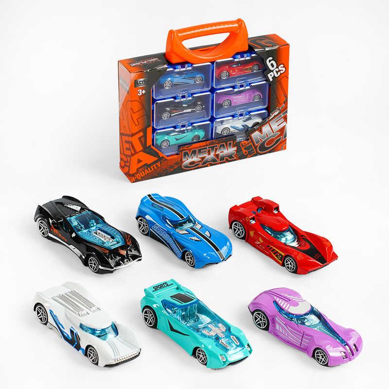 Набір машин 3101-1 6 металопластикових машин, окремі контейнери, в коробці