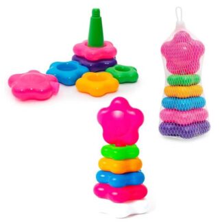 Гр Іграшка дитяча Піраміда "Ромашка №1" 019/4 "BAMSIC"