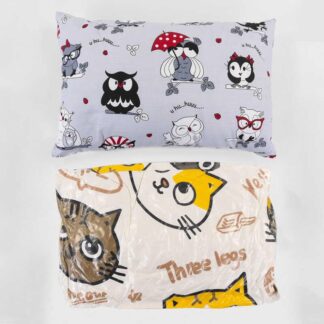 Гр Подушка "Дитяча" 2050066 бавовна, гіпоалергенне волокно, 40*60 см. ВИДАЄТЬС МІКС, "Homefort"