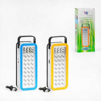 Ліхтар світлодіодний C 56783 на батарейках/акумуляторний 2,5 AH, 2 реж. роботи, кабель зарядки 22...