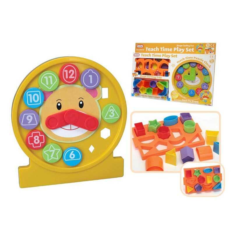 Логічна гра 5379 годинник, сортер, 12 елементів, в коробці