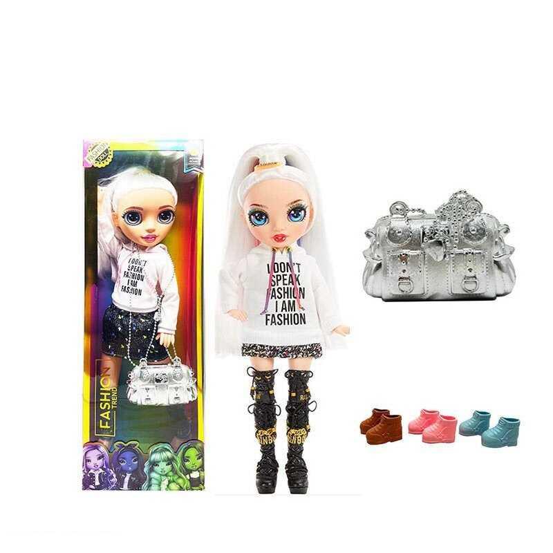 Лялька TK 2303 висота 57см, рухливі кінцівки та голова, знімний одяг та взуття, сумочка, в коробці