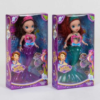 Лялька-Русалка 833 2 види, світлові та звукові ефекти, коробці