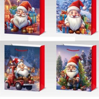 Пакет подарунковий C 69582 4 види, СЕРЕДНІЙ, ВИДАЄТЬСЯ ТІЛЬКИ МІКС ВИДІВ