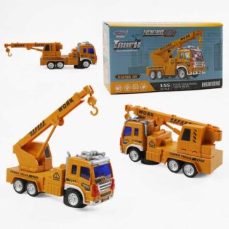 Спецтехніка 777-70 будівельна машинка, звук, підсвічування, колесо вільного ходу, в коробці