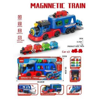 Трейлер JP 588-86 магнітне з’єднання, локомотиви, вагончики, підсвічування, звуки, рухомі елемент...