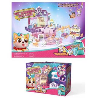 Шкатулка-будиночок QL 002 набір для декорування фігурок, аксесуари, блискітки, стрази, фломастери...