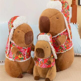 М`яка іграшка M 18194 “Капібара”, висота - 35 см, шапка-вушанка