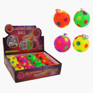 М`яч стрибун C 70422 ЦІНА ЗА 12 ШТУК В БЛОЦІ, підсвічування, пискавка, в коробці