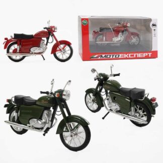 Мотоцикл BG 30-902 "Мото Експерт", 2 кольори, м/п, масштаб 1:12, гум. колеса, підсвіч., звук, амо...