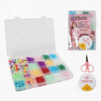 Набір бісеру 610-34 G ножиці, ліска, у боксі