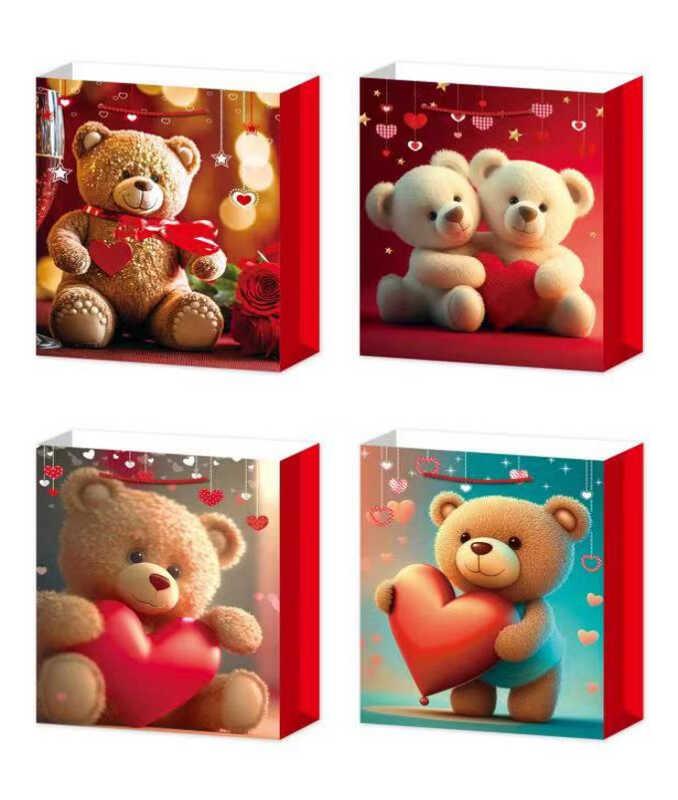 Пакет подарунковий С 69483 4 види, ВЕЛИКИЙ, ВИДАЄТЬСЯ ТІЛЬКИ МІКС ВИДІВ