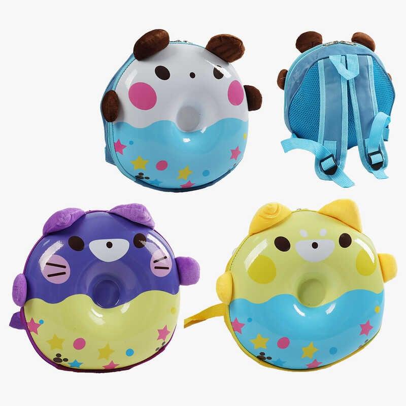 Рюкзак C 68007 “Пончик”, одне відділення, 30х10х29 см, ВИДАЄТЬСЯ ТІЛЬКИ МІКС ВИДІВ