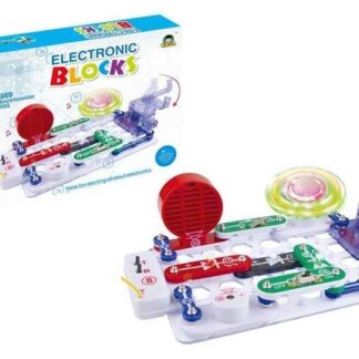 Електронний конструктор 300 підсвічування, вентилятор, звуки, в коробці