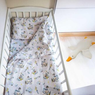 Гр Змінний комплект постільної білизни "Каченя" 98991 тканина бязь GOLD LUX, розмір 120*60 см "Bi...