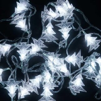 Гірлянда C 23454-41 “Ялинка”, 28 лампочок, 5 метрів, біла, від мережі 220 В, в пакеті