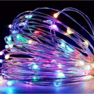 Гірлянда C 61486 (100) світлодіодна, 20м, на батарейках, біле світло, у коробці