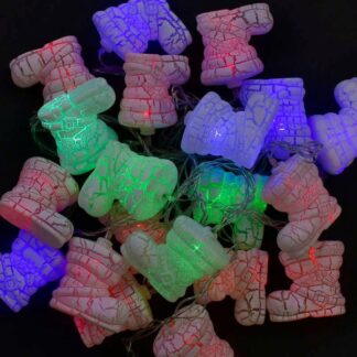 Гірлянда світлодіодна Чобіток С 31307 20 лампочок, 5 метрів, мультиколор, від мережі 220 В, у пакеті