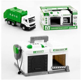 Гараж CLM - 552 (8) «Спецтехніка», рація, світло, звук, в коробці