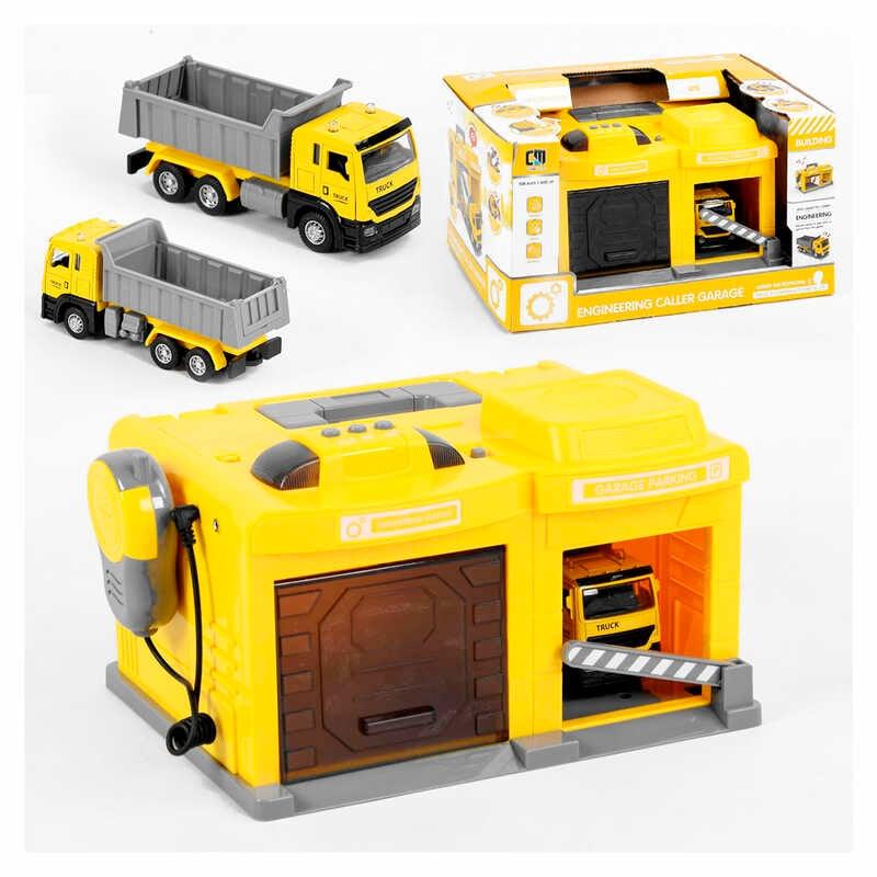 Гараж «Спецтехніка» CLM - 553 рація, світло, звук, в коробці