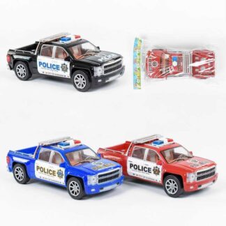 Джип Полиция 9238 инерция, 3 цвета, в кульке, ВИДАЄТЬСЯ ТІЛЬКИ МІКС ВИДІВ