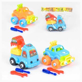 Машинка-конструктор 639 F-2 3 види, 1шт в пакеті, ВИДАЄТЬСЯ ТІЛЬКИ МІКС ВИДІВ