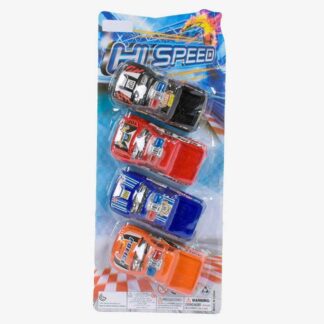 Набор машин 438-4 Х-1 инерция, 4шт на листе