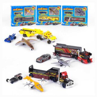 Набор машин металлопластик T-R 868 E1 3 вида, 3 штуки в коробке