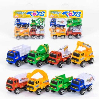 Спецтехника 9922 А 2 вида, инерция, 4шт в пакете