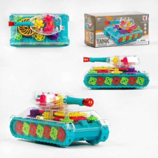 Танк YJ 388-17 звук, підсвічування, колесо вільного ходу, в коробці