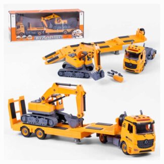 Трейлер YW 9085 A конструктор, світло, звук, у коробці