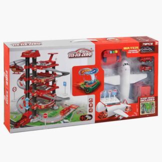 Трек 660 А-301 5 поверхів, 2 машинки, 1 машинка змінює колір, літак, автоматичний підіймач, світл...