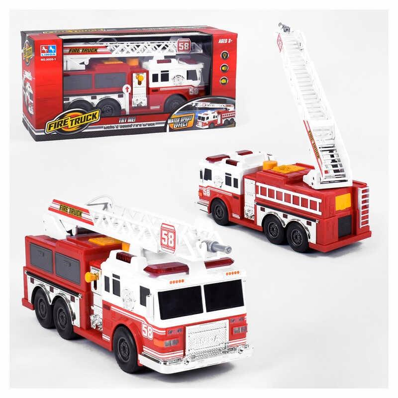 Спецтехніка 9009-1 світло, звук, пускає воду, в коробці