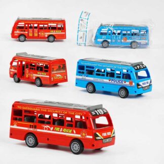 Автобус XY 331-09 2 кольори, інерція, відчиняються двері, у пакеті