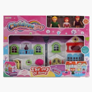 Будиночок 8166-3 A фігурки, стіл та стільчики, розмір будинку 17 х 19.5 см, в коробці