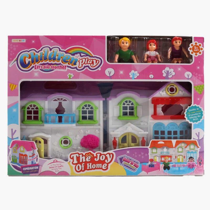 Будиночок 8166-3 A фігурки, стіл та стільчики, розмір будинку 17 х 19.5 см, в коробці