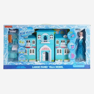 Будиночок з героями 6632 лялька 24 см, звук, підсвічування, меблі, в коробці