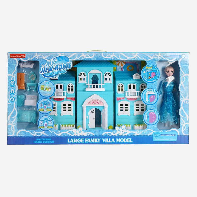 Будиночок з героями 6632 лялька 24 см, звук, підсвічування, меблі, в коробці