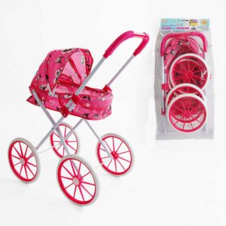Візок для ляльок TK 83-205 "TK Group", складна конструкція, пупс до 35 см, металевий каркас, в па...