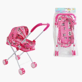 Візок для ляльок ТК 62-032 "TK Group", складна конструкція, пупс до 35 см, металевий каркас, в па...
