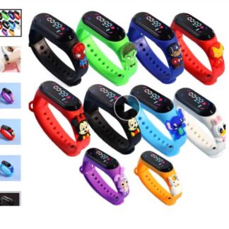 Годинник C 73298 герой, електронний, налаштування дати й часу, кольоровий дисплей, регульований р...